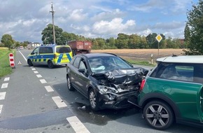Polizei Coesfeld: POL-COE: Nottuln, Appelh&uuml;lsen, L551/ Autos kollidieren