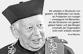 St. Galler Business School, SGBS: Wer war Knut Bleicher?