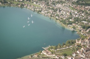 Ferris Bühler Communications: Erste Elektroflugzeug-Show: Weltrekord am Seenachtfest