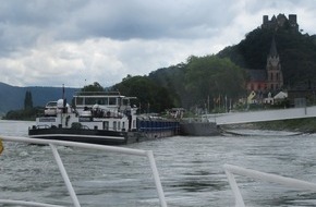 Polizeipräsidium Einsatz, Logistik und Technik: PP-ELT: Schiffsunfall nach Ruderausfall
