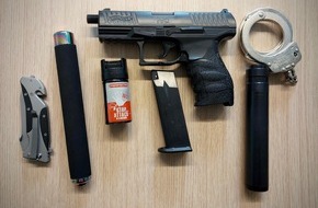 Bundespolizeiinspektion Rostock: BPOL-HRO: Bundespolizisten beschlagnahmen gefährliche Gegenstände und vollstrecken Haftbefehl