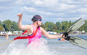 DLRG - Deutsche Lebens-Rettungs-Gesellschaft: Rettungsschwimmer im Wettkampf: DLRG Trophy erneut am Goitzschesee