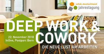 Institut für Arbeitsforschung und Organisationsberatung iafob deutschland: Gründer, Leadership-Experten und Architektur-Preisträger: Hochkarätige Referenten auf der iafob-Jahrestagung "Deep Work & Cowork - Die neue Lust am Arbeiten" am ...