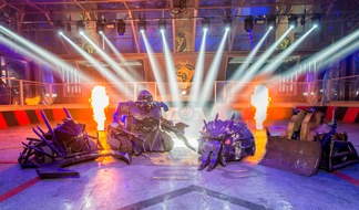 Kabel Eins: Der Kampf der Maschinen ist zurück! kabel eins zeigt "Robot Wars 2016", kommentiert von Frank Buschmann