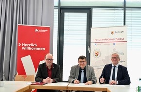 Universität Koblenz: Universität Koblenz wird mit Polizeipräsidium Koblenz im Bereich Innere Sicherheit zusammenarbeiten