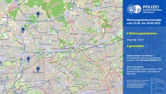 Polizeipräsidium Oberhausen: POL-OB: Wohnungseinbruchsradar für Oberhausen