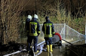 Feuerwehr Hattingen: FW-EN: Einsatz am Freizeitdomizil Ruhrtal zunächst beendet