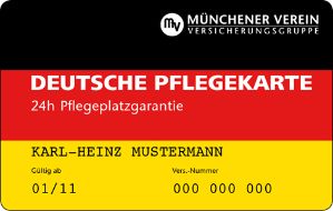 Münchener Verein Versicherungsgruppe: DEUTSCHE PFLEGEKARTE bietet schnelle Hilfe (mit Bild)