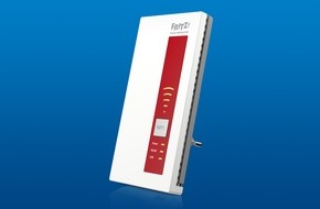 AVM GmbH: Der intelligente WLAN-Profi FRITZ!WLAN Repeater 1750E ist ab sofort im Handel erhältlich (FOTO)