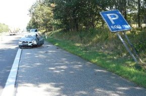 Polizeiinspektion Harburg: POL-WL: Foto zum Verkehrsunfall A1 - Presseinfo von heute