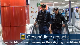 Bundespolizeidirektion M&uuml;nchen: Bundespolizeidirektion M&uuml;nchen: Tatverd&auml;chtiger nach sexueller Bel&auml;stigung identifiziert // Bundespolizei sucht Gesch&auml;digte