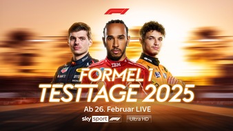 Sky Deutschland: Die Motoren heulen wieder auf: die Testtage der Formel 1 in Bahrain von Mittwoch bis Freitag live bei Sky Sport