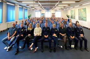 Polizeipräsidium Rheinpfalz: POL-PPRP: Polizeipräsidium Rheinpfalz - Begrüßung 64 neuer Polizistinnen und Polizisten im Polizeipräsidium Rheinpfalz