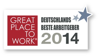 Great Place to Work® Institut Deutschland: Deutschlands Beste Arbeitgeber 2014 ausgezeichnet (FOTO)