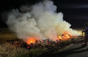 Kreispolizeibeh&ouml;rde Rhein-Kreis Neuss: POL-NE: Brandstiftung auf Korschenbroicher Feldern? Polizei sucht Zeugen