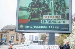Feuerwehr Hamburg: FW-HH: "Sei dabei - Ehrensache!": Freiwillige Feuerwehr startet hamburgweite Werbekampagne zur Mitgliedergewinnung