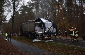 Polizeiinspektion Celle: POL-CE: Vollsperrung nach Fahrzeugbrand