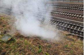 Bundespolizeiinspektion Dresden: BPOLI DD: Zeugenaufruf: Böschungsbrand am Hauptbahnhof Dresden