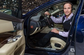 JAGUAR Land Rover Schweiz AG: Détenteur de multiples records du monde, Marcel Hug se déplace à bord d'une Jaguar