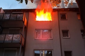 Freiwillige Feuerwehr Lehrte: FW Lehrte: Wohnung in Lehrte brennt komplett aus