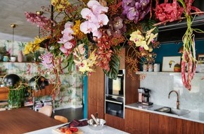 Blumenbüro: Stilvolles Zuhause mit Orchideen / Eindrucksvolle Farben verzaubern die Wintertage