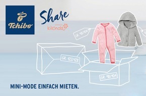 Tchibo GmbH: Tchibo Share: Mietservice für nachhaltige Baby- und Kinderkleidung
