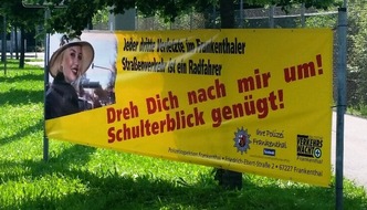Polizeidirektion Ludwigshafen: POL-PDLU: (Frankenthal) - Anordnung der Polizei: Keine Verkehrsunfälle mit Radfahrerbeteiligung mehr in Frankenthal