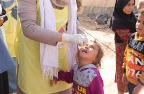 UNICEF Deutschland: Trotz Ende der Waffenruhe in Nordostsyrien: UNICEF impft Flüchtlingskinder