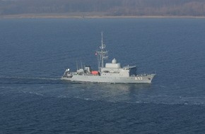 Presse- und Informationszentrum Marine: Flottendienstboot "Oker" geht mit Offizieranwärtern auf Ausbildungsreise