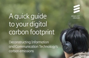 Ericsson GmbH: Ericsson-Studie zu CO2-Abdruck der IKT-Industrie räumt mit Mythen auf (FOTO)