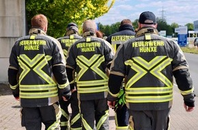 Freiwillige Feuerwehr Hünxe: FW Hünxe: Einheit Bruckhausen unterstützt 24h Walk for Charity