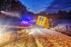 Polizeiinspektion Heidekreis: POL-HK: Frontal gegen Rettungswagen