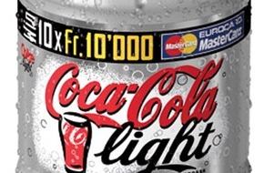 Coca-Cola Schweiz GmbH: Coca-Cola light im silbernen Kleid: Startschuss zur Coca-Cola light Silver Bottle Promotion