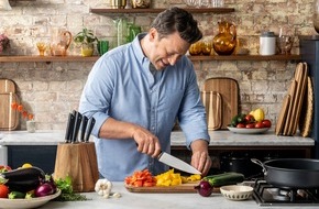 Tefal: Die neuen Jamie Oliver Messer von Tefal machen alltägliches Schneiden und Zerkleinern  zu einem besonderen Erlebnis