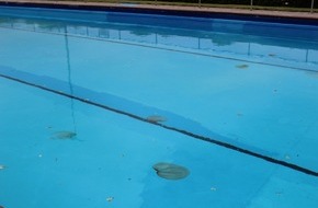 Polizei Gelsenkirchen: POL-GE: Öl im Freibad - Zeugen gesucht