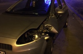 Polizeidirektion Bad Kreuznach: POL-PDKH: Verkehrsunfall unter Alkoholeinfluss - Pkw fällt Baum