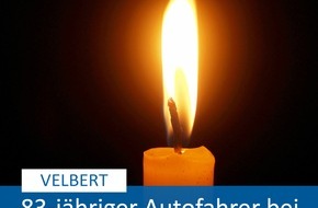 Polizei Mettmann: POL-ME: 83-jähriger Nevigeser nach Autounfall verstorben - Velbert - 2310117