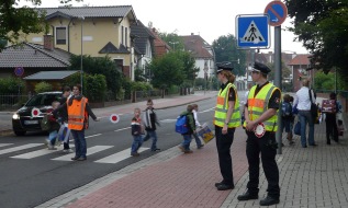 Polizeiinspektion Harburg: POL-WL: Polizei Winsen/L.  begleitet Schulanfänger