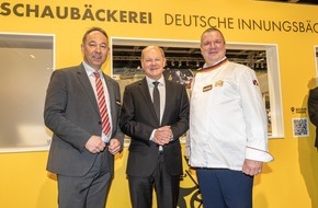 Zentralverband des Deutschen Bäckerhandwerks e.V.: Bundeskanzler Olaf Scholz besucht Schaubackstube auf der Grünen Woche