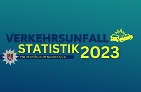 Polizeipr&auml;sidium Nordhessen: POL-KS: Polizeipr&auml;sident Konrad Stelzenbach ver&ouml;ffentlicht Verkehrsunfallstatistik 2023 f&uuml;r Nordhessen
