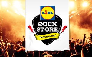 Lidl: "Voll versorgt" feiern: Lidl als Headliner mit Festivalfilialen bei Rock am Ring, Rock im Park und erstmals Airbeat One