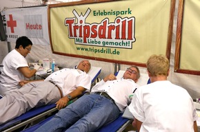 Tripsdrill: Bilanz der größten Blutspendeaktion Deutschlands