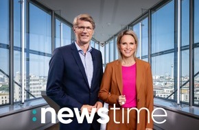 SAT.1: Die Parteivorsitzenden im ":newstime Sommerinterview": Lars Klingbeil, Ines Schwerdtner, Franziska Brantner und Tino Chrupalla stehen Rede und Antwort in SAT.1