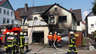 Polizeiinspektion Hameln-Pyrmont/Holzminden: POL-HM: Brand in der Innenstadt / hoher Sachschaden entstanden