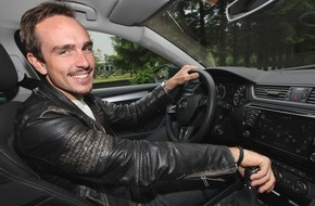 Skoda Auto Deutschland GmbH: Sprinter testet Flaggschiff: John Degenkolb unterwegs im neuen SKODA Superb (FOTO)