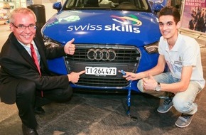 Debrunner Acifer AG: Blerton Ahmeti aus Paradiso/TI, gewinnt die Debrunner Acifer Trophy / Die Debrunner Acifer Trophy wird von SwissSkills unterstützt (BILD)