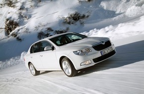 Skoda Auto Deutschland GmbH: SKODA Superb 4x4 ist "Allrad Auto des Jahres 2013" (BILD)
