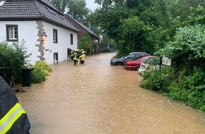 Feuerwehr Haan: FW-HAAN: Fortschreibung zur Pressemeldung vom heutigen Mittag zur Unwetterlage im Haaner Stadtgebiet