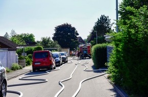 Kreisfeuerwehrverband Calw e.V.: KFV-CW: Brand in Neuweiler - Zwerenberg fordert hohen Sachschaden