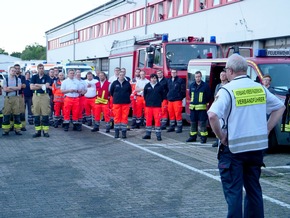 FW-PB: 350 Feuerwehrleute aus Ostwestfalen im Hilfseinsatz im Hochwassergebiet